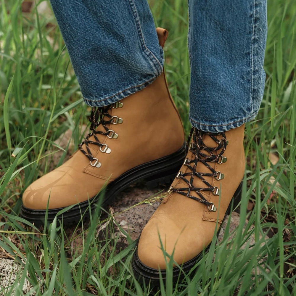 NEW IN BOX Jenni Kayne Oiled Mountain Boot Sz 39 Tan for Fall Winter